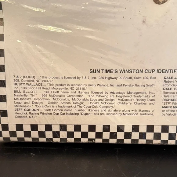 Sun Time Racing Quartz Clock with Dale Earnhardt and Richard Petty - Picture 5 of 6
